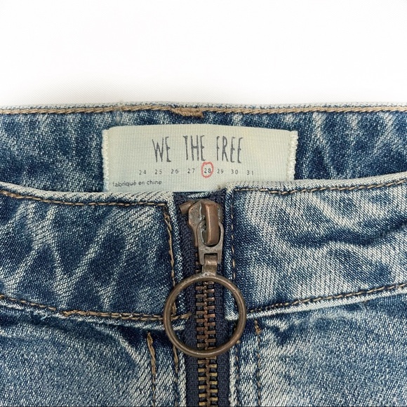 FREE PEOPLE COPPER BLUE FULL ZIP SKIRT - Picture 3 of 3